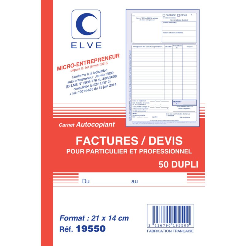 Duplicaatboekje offertes/aanbestedingen, 50 vellen, A5